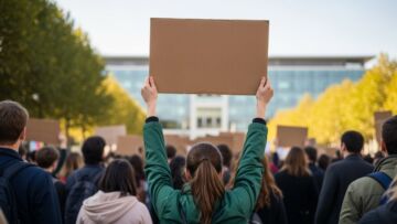 Rolnicy organizują protest w Gnieźnie – kolumna ciągników na ulicach miasta